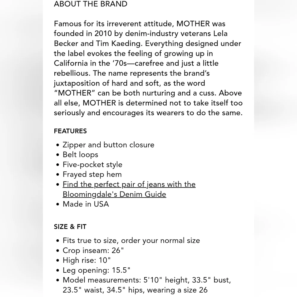 MOTHER jeans - Picture 4 of 7